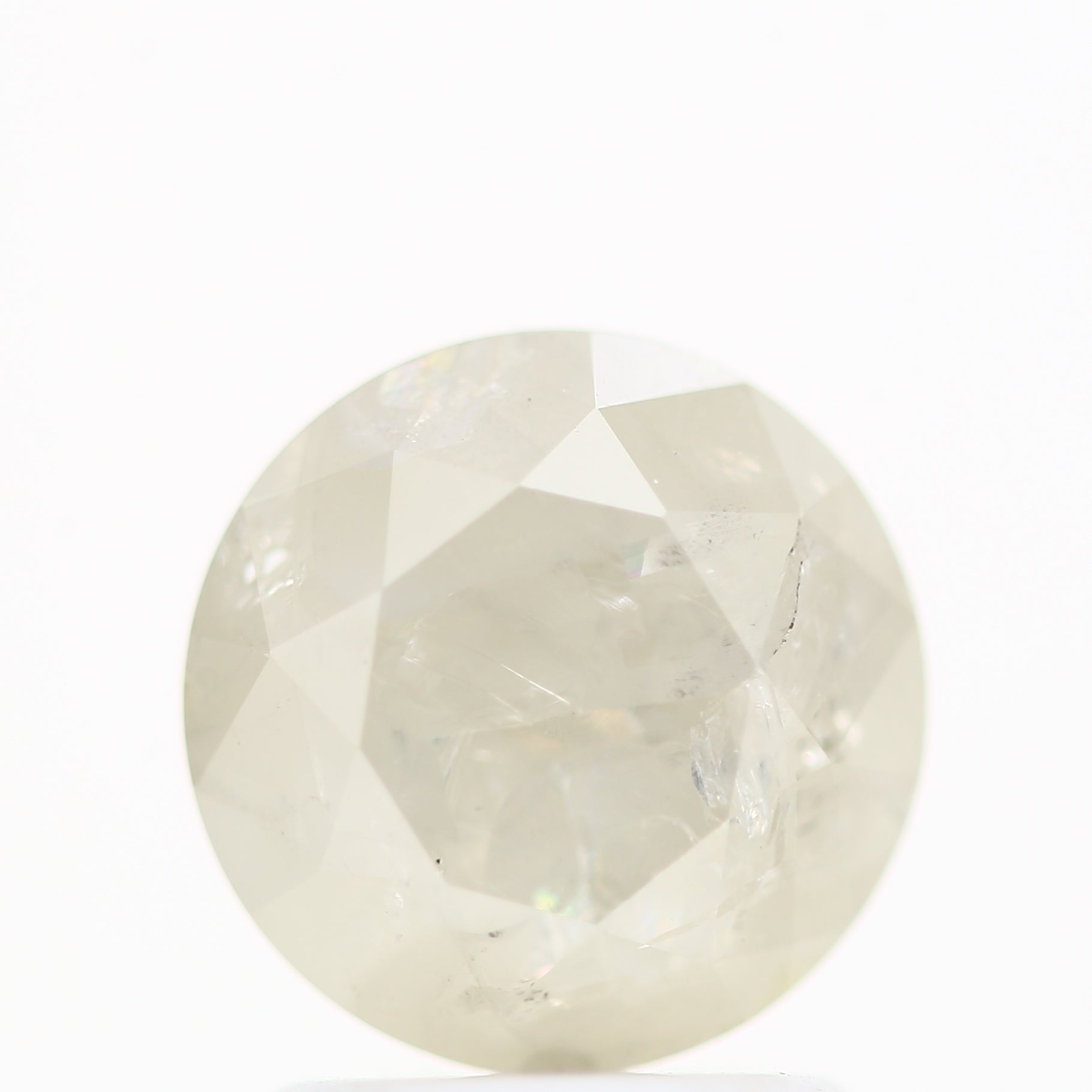 1.82 Carat Salt and Pepper Diamond Round Brilliant Cut Natural Loose Diamond